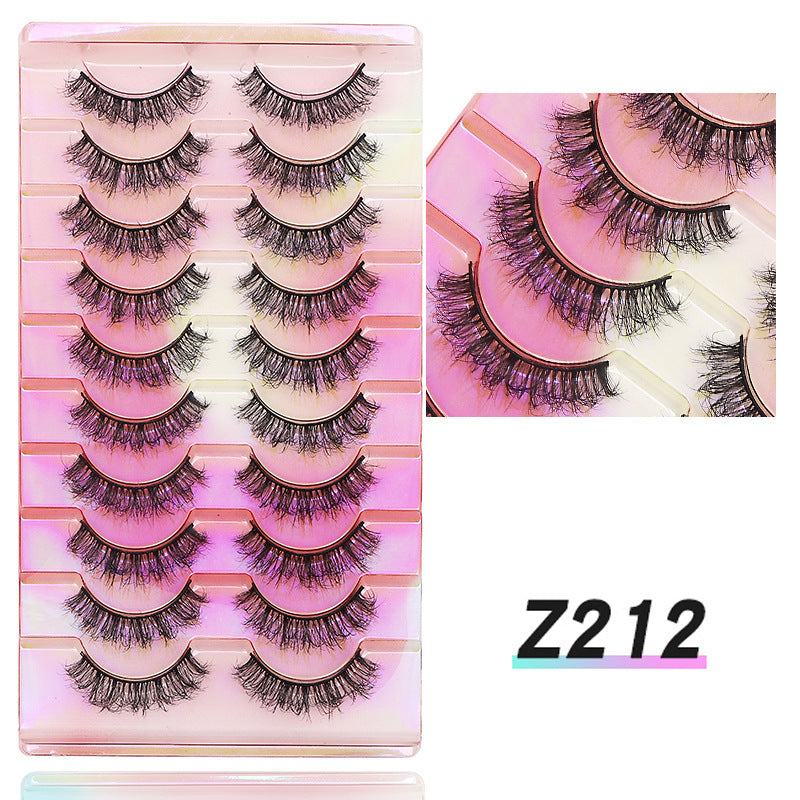 False Eyelashes 10 Pairs