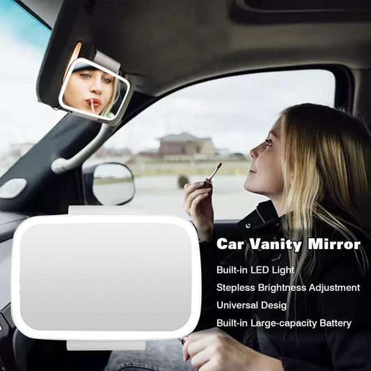 Car LED Make-Up Mirror