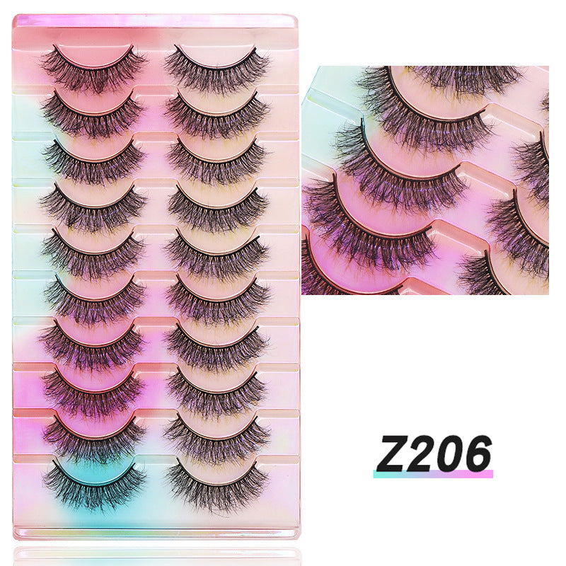 False Eyelashes 10 Pairs