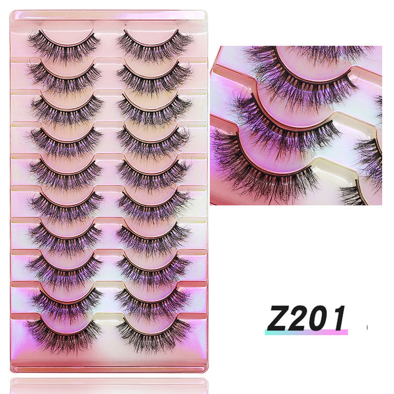 False Eyelashes 10 Pairs