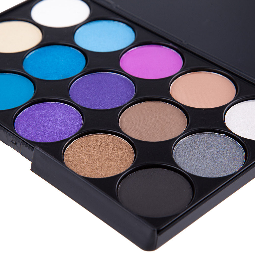 15 colors smokey eyeshadow