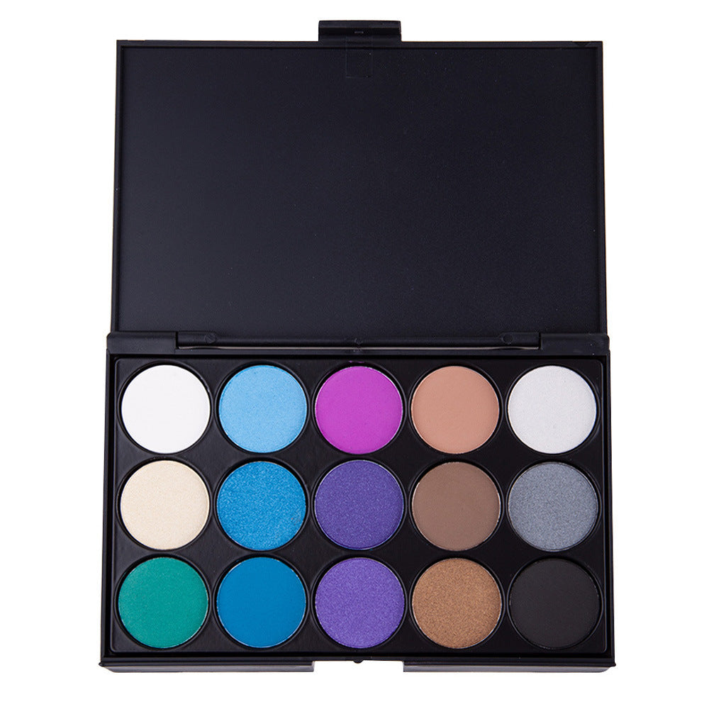 15 colors smokey eyeshadow