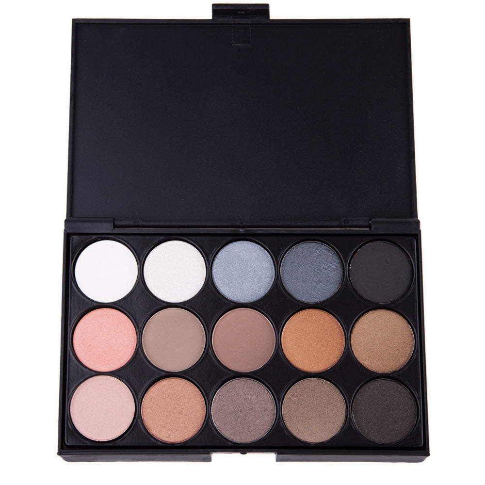 15 colors smokey eyeshadow