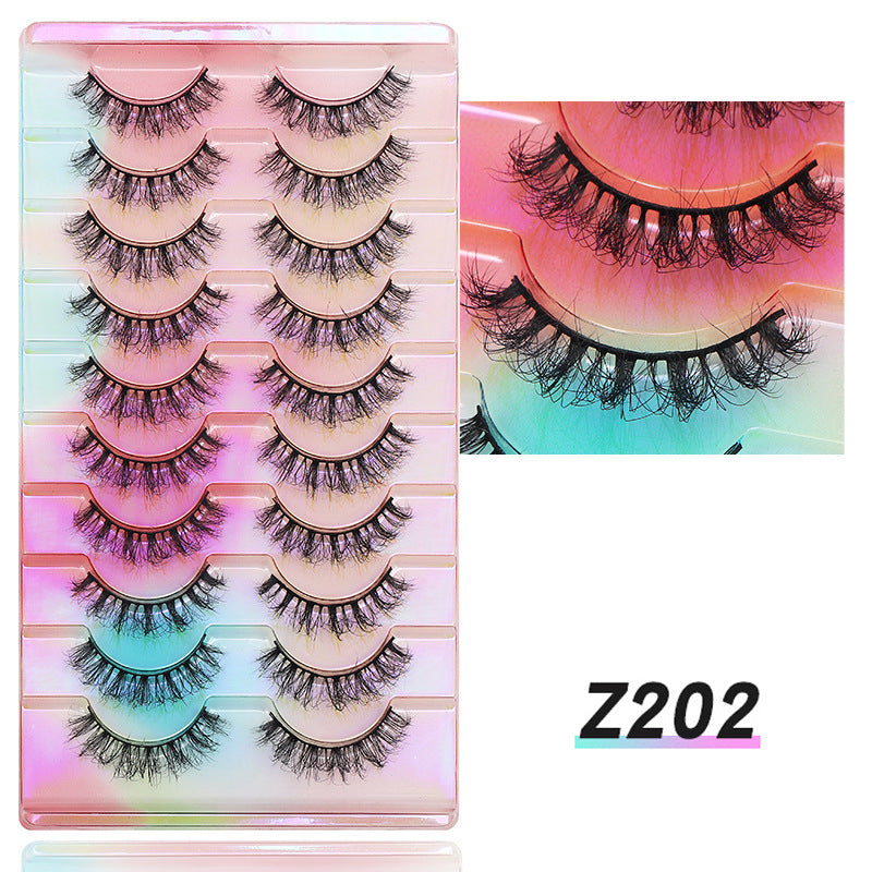 False Eyelashes 10 Pairs