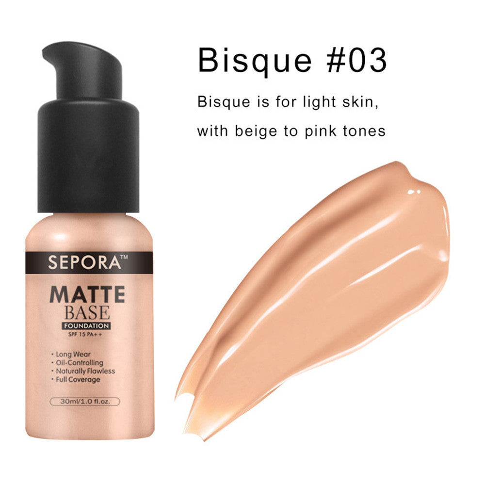 Matte Liquid Foundation Cream