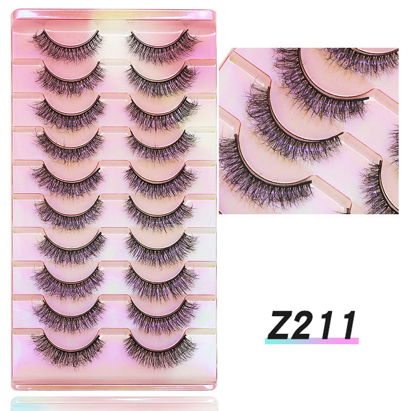 False Eyelashes 10 Pairs