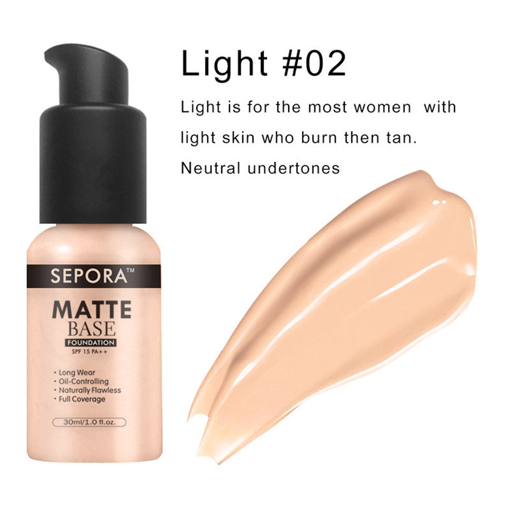 Matte Liquid Foundation Cream