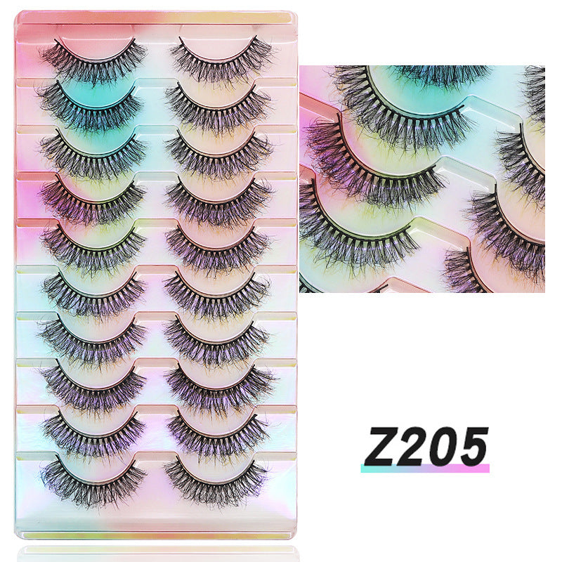 False Eyelashes 10 Pairs