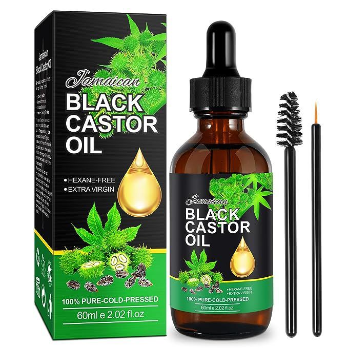 Black Castor Massage Oil For Hair Care