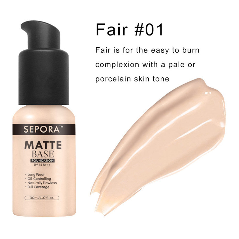 Matte Liquid Foundation Cream