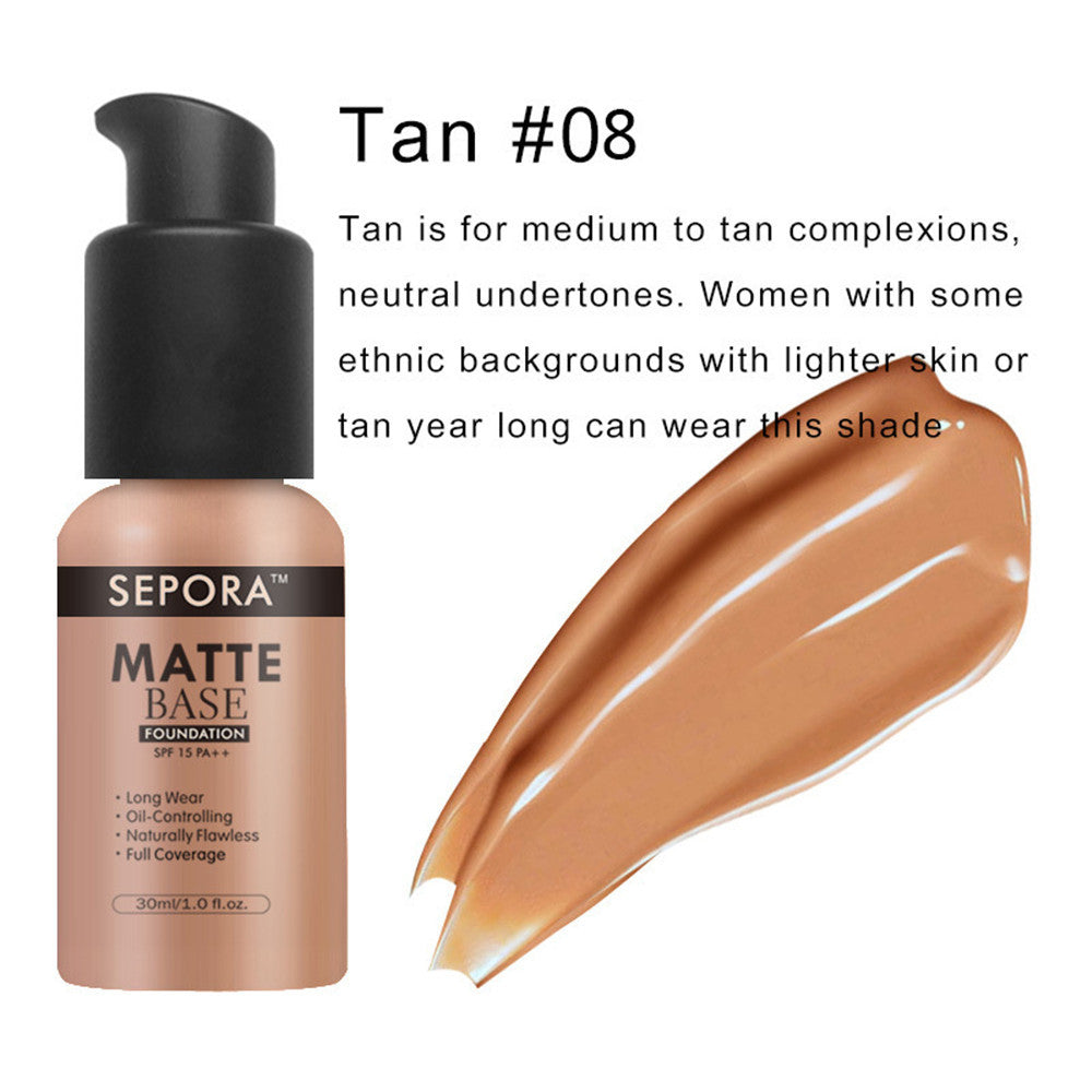 Matte Liquid Foundation Cream